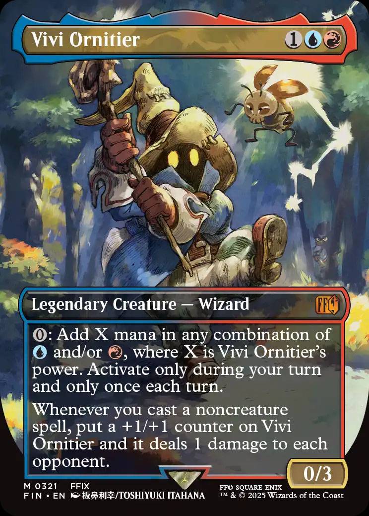 Die Vivi Ornitier Magic: Die Sammelkarte mit Alt -Kunstwerk