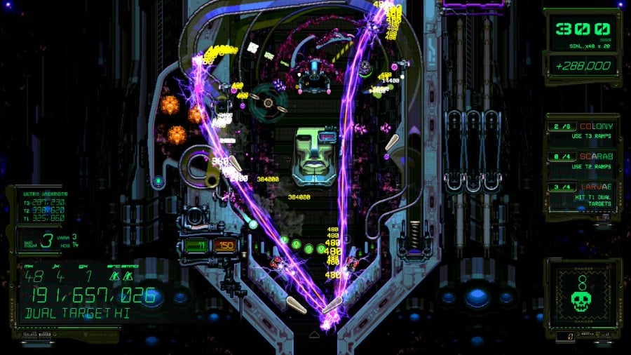 Xenotilt: Hostile Pinball Action Review – Screenshot 1 von 7