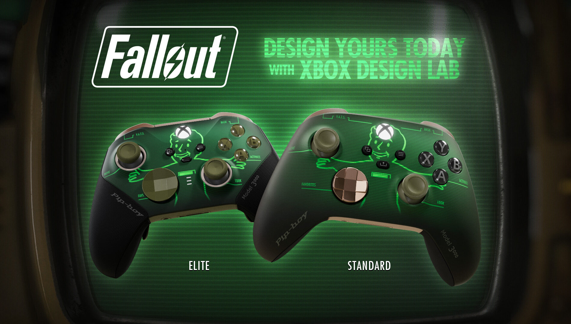 Xbox Design Lab Fallout Controllers-Asset