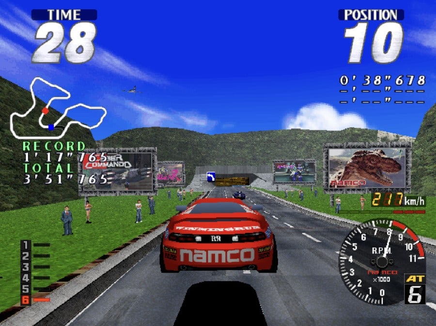 Rezension zu Arcade Archives 2 Rave Racer – Screenshot 1 von 8